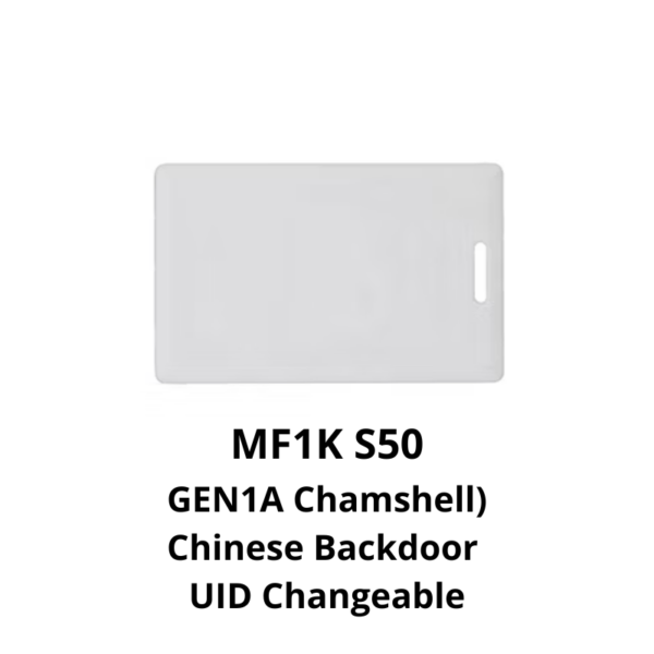 Gen1a MF UID Thick Cards (White) Chinese Backdoor Command - Pack of 10