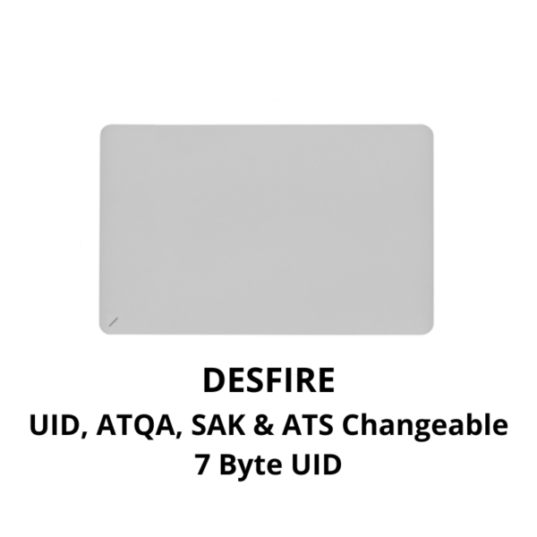 7 Byte Desfire with UID, SAK, ATQA, ATS Changeable