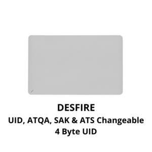 4 Byte Desfire with UID, SAK, ATQA, ATS Changeable